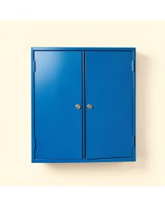 Bay Bend Wall-Mounted Laundry Cabinet - Blue (synthetic illustration; no displayed measurements)