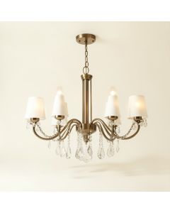 Meinhardt 5-Light Shaded Empire Chandelier (synthetic illustration; no displayed measurements)