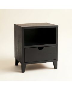 Birch Dell Nightstand - Black (synthetic illustration; no displayed measurements)