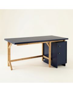 Laurel Crest Empty Workshop Workbench - Navy (synthetic illustration; no displayed measurements)