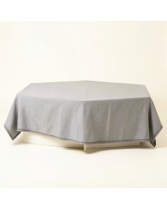 Shore Crossing Flat Bed Sheet - Gray (synthetic illustration; no displayed measurements)