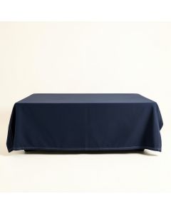 Sage Edge Flat Bed Sheet - Navy (synthetic illustration; no displayed measurements)