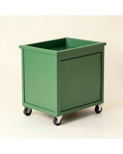 Hazel Dell Empty Rolling Workshop Cart - Green (synthetic illustration; no displayed measurements)