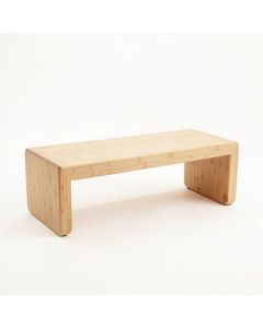Elm Field Indoor Bench - Beige (synthetic illustration; no displayed measurements)