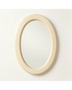 Slate Arc Framed Wall Mirror - Cream (synthetic illustration; no displayed measurements)