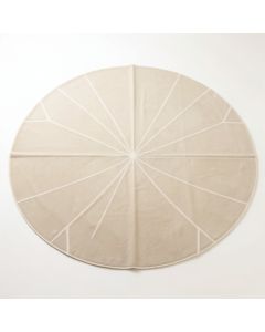 Ridge Branch Round Area Rug - Beige (synthetic illustration; no displayed measurements)
