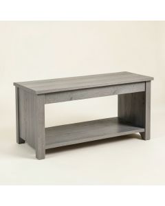Aspen Dell Indoor Bench - Gray (synthetic illustration; no displayed measurements)