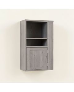Clay Crest Wall-Mounted Entry Cabinet - Gray (synthetic illustration; no displayed measurements)