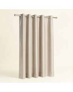 Linen Solid Color Sheer Grommet Single Curtain Panel (synthetic illustration; no displayed measurements)