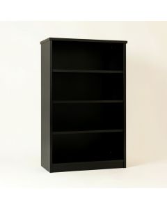 Dune Falls Freestanding Bookcase - Black (synthetic illustration; no displayed measurements)