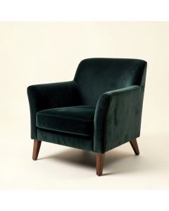 Farrington Gurney 39 '' Wide Velvet Armchair (synthetic illustration; no displayed measurements)