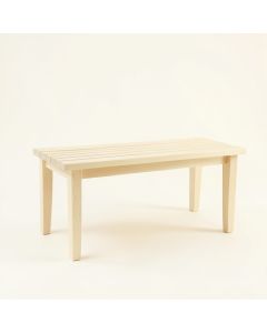 Slate Crest Indoor Bench - Ivory (synthetic illustration; no displayed measurements)