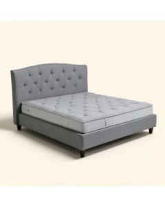 Eva-Sophia Tufted Upholstered Low Profile Platform Bed (synthetic illustration; no displayed measurements)