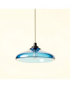 Birch Dale Pendant Light Suspended From One Plain Cable - Blue (synthetic illustration; no displayed measurements)