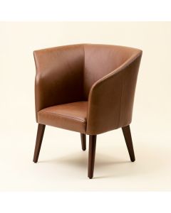 Deshandra Leather Dining Chair (synthetic illustration; no displayed measurements)