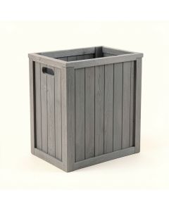 Willow Bluff Closed Outdoor Storage Box - Gray (synthetic illustration; no displayed measurements)