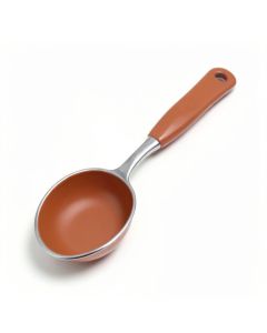 Stone Arc Cooking Spoon - Terracotta (synthetic illustration; no displayed measurements)