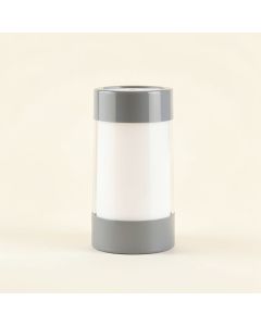 5.25 '' H Glass Oval Track Head Shade ( Screw On ) In Gray/White (synthetic illustration; no displayed measurements)