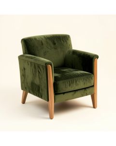 Nimitz 41.5 '' Wide Velvet Armchair (synthetic illustration; no displayed measurements)