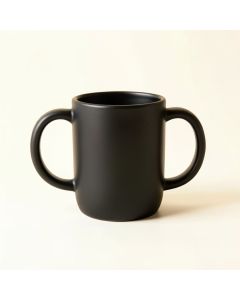 Fern Bluff Ceramic Mug - Black (synthetic illustration; no displayed measurements)