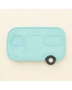 3Drose Home Is Where We Park It With A Cute And Aqua Camper Potholder (synthetic illustration; no displayed measurements)