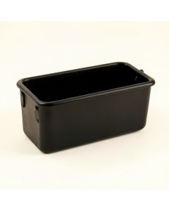 Briar Crest Empty Railing Planter With Integral Brackets - Black (synthetic illustration; no displayed measurements)
