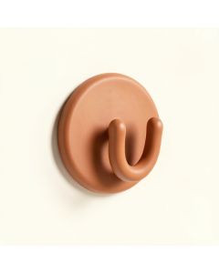 Spruce Crest Wall-Mounted Robe Hook - Terracotta (synthetic illustration; no displayed measurements)
