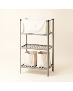 Shore Dell Laundry Sorting Station With Plain Removable Bags - Gray (synthetic illustration; no displayed measurements)