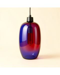 5 '' H Glass Oval Pendant Shade ( Screw On ) (synthetic illustration; no displayed measurements)