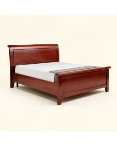 Ivywood Solid Wood Low Profile Sleigh Bed (synthetic illustration; no displayed measurements)
