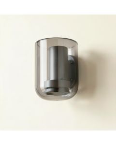 Ash Dell Wall Sconce Mounted On A Plain Wall - Gray (synthetic illustration; no displayed measurements)