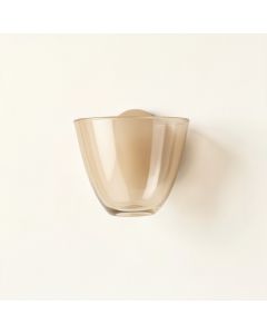Moss Branch Wall Sconce Mounted On A Plain Wall - Beige (synthetic illustration; no displayed measurements)