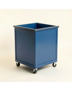 Hill Edge Empty Rolling Workshop Cart - Blue (synthetic illustration; no displayed measurements)