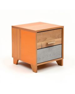 Wojciech 1 - Drawer Acacia Wood Nightstand (synthetic illustration; no displayed measurements)