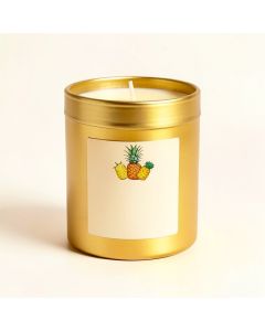 Pineapple Tropical Scented Novelty Candle (synthetic illustration; no displayed measurements)