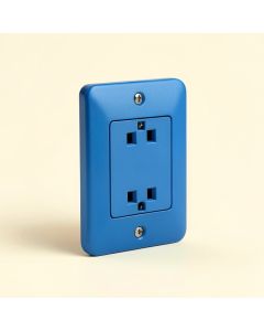 Music In Columns 1-Gang Duplex Outlet Wall Plate (synthetic illustration; no displayed measurements)