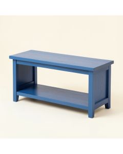 Heath Bend Indoor Bench - Blue (synthetic illustration; no displayed measurements)