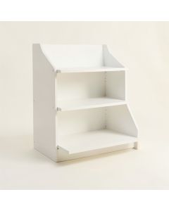 Reed Dale Desktop Shelving Unit - White (synthetic illustration; no displayed measurements)