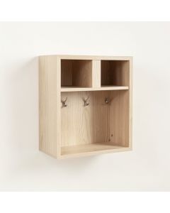 Glen Bend Wall-Mounted Entryway Organizer Shelf - Beige (synthetic illustration; no displayed measurements)