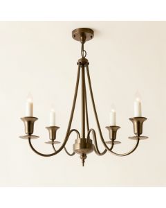 Freeburg 5 - Light Candle Style Drum Chandelier (synthetic illustration; no displayed measurements)