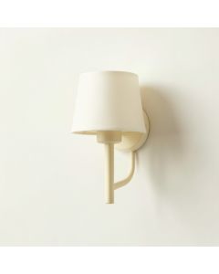 Ridge Crossing Wall Sconce Mounted On A Plain Wall - Cream (synthetic illustration; no displayed measurements)