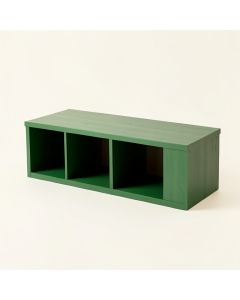 Bay Crest Shoe Storage Bench - Green (synthetic illustration; no displayed measurements)