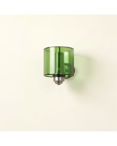 Dune Bluff Wall Sconce Mounted On A Plain Wall - Green (synthetic illustration; no displayed measurements)