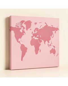 World Map 2 Canvas Art (synthetic illustration; no displayed measurements)