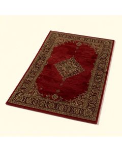 Power Loom Red/Brown Rug (synthetic illustration; no displayed measurements)