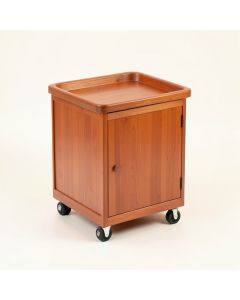 Alder Crest Empty Rolling Workshop Cart - Terracotta (synthetic illustration; no displayed measurements)