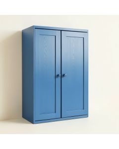 Shore Crest Wall-Mounted Laundry Cabinet - Blue (synthetic illustration; no displayed measurements)