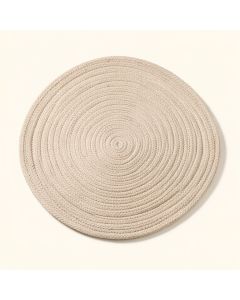 Aradia Braided Cotton Beige Area Rug (synthetic illustration; no displayed measurements)