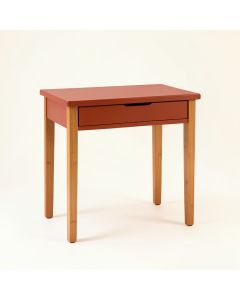 Moss Arc Small Writing Desk - Terracotta (synthetic illustration; no displayed measurements)