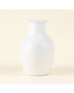 Linden Arc Empty Decorative Vase - White (synthetic illustration; no displayed measurements)